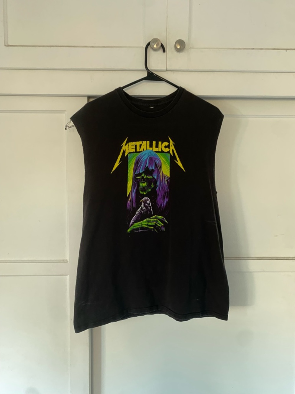 METALLICA CUT OUT TANK T-SHIRT